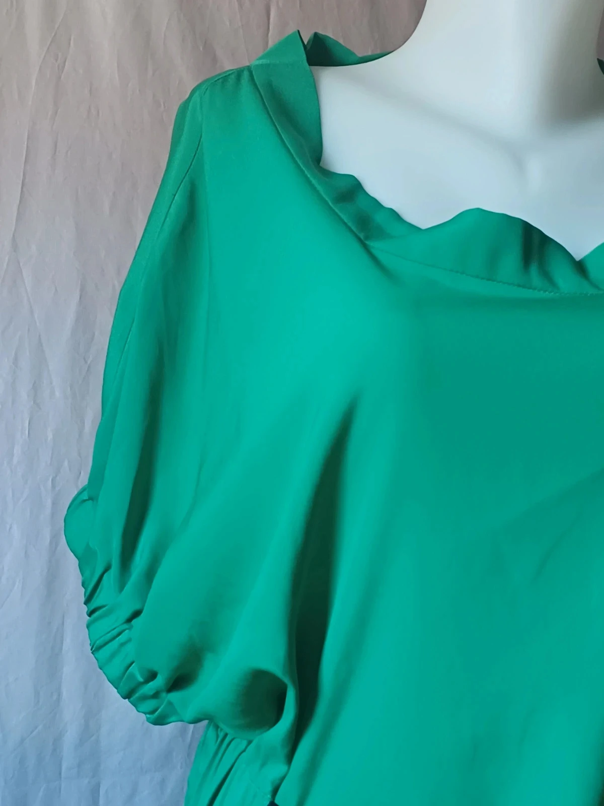 Zara green blouse size L – photo 3